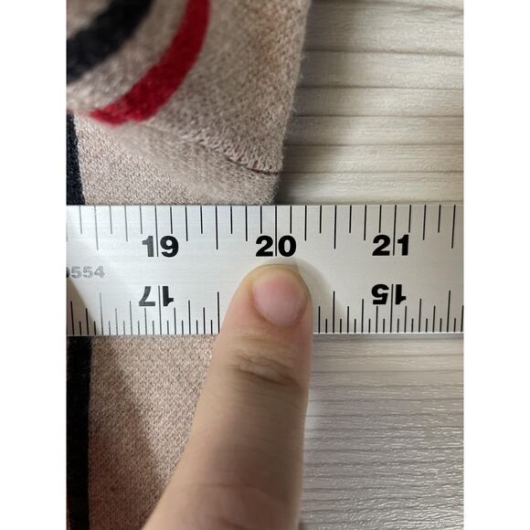 Tahari Sweater Womens Medium Plaid Windowpane Mock Neck Long Sleeve Pullover - Picture 5 of 8